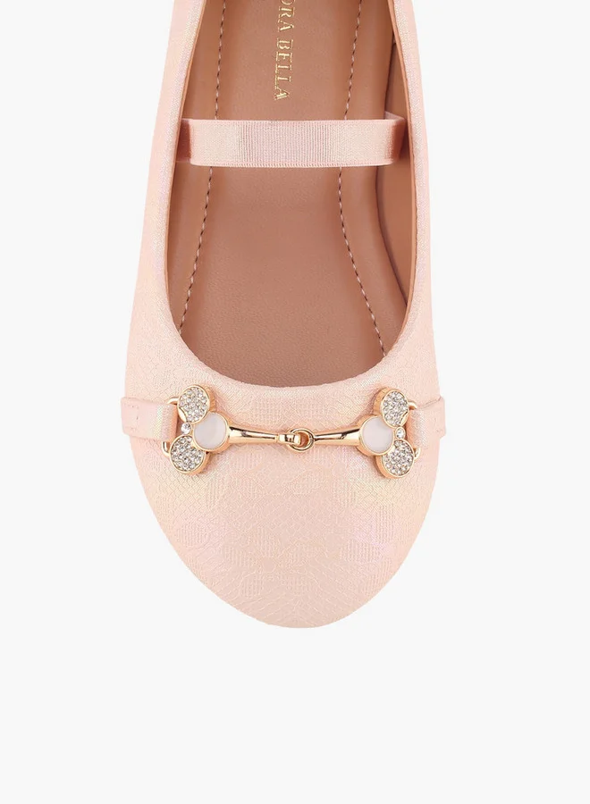 Flora Bella By Shoexpress Girls Embellished Ballerina Shoes Ramadan Collection